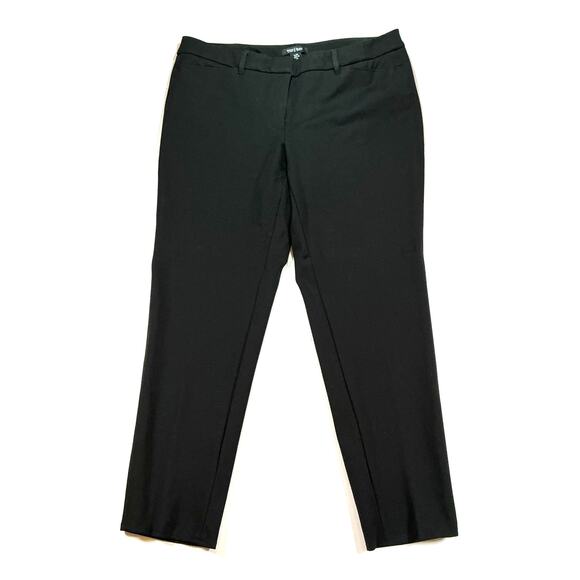 White House Black Market Ponte Mid-Rise Slim Ankle Pants 14L - Picture 1 of 10